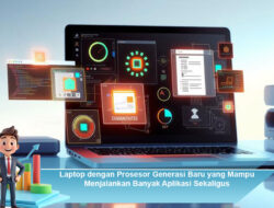 Laptop dengan Prosesor Generasi Baru yang Mampu Menjalankan Banyak Aplikasi Sekaligus