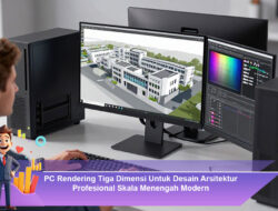 PC Rendering Tiga Dimensi Untuk Desain Arsitektur Profesional Skala Menengah Modern