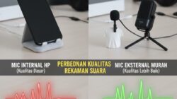 Perbedaan Kualitas Rekaman Suara Antara Mic Internal HP Dengan Mic Eksternal Murah