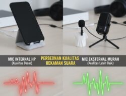 Perbedaan Kualitas Rekaman Suara Antara Mic Internal HP Dengan Mic Eksternal Murah