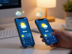 Langkah Mengatur Widget Cuaca Real Time Di Layar Android Dan iPhone